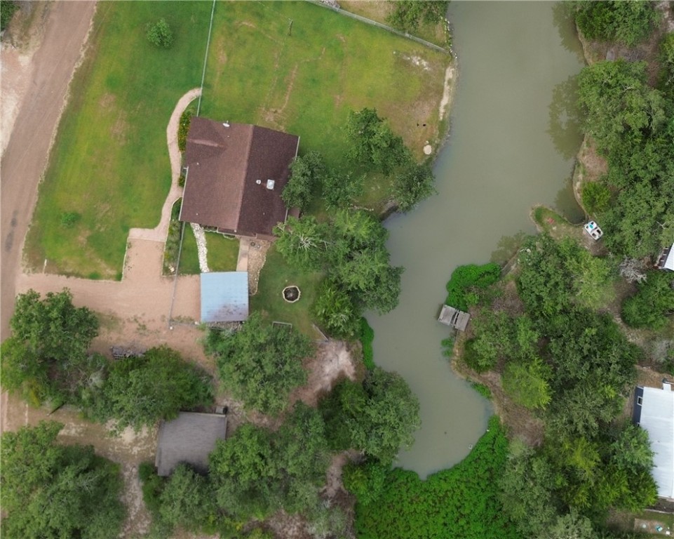 219 Ripple Creek Lane Somerville, TX 77879 - Photo 38 of 40 an aerial view of a house with outdoor space and lake view