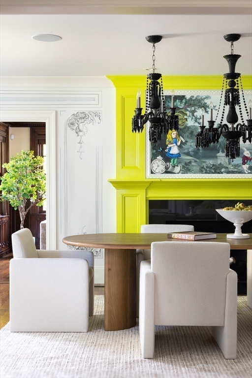 1004 Centre Street Newton, MA 02459 - Photo 6 of 34 a living room with a couch and potted plants