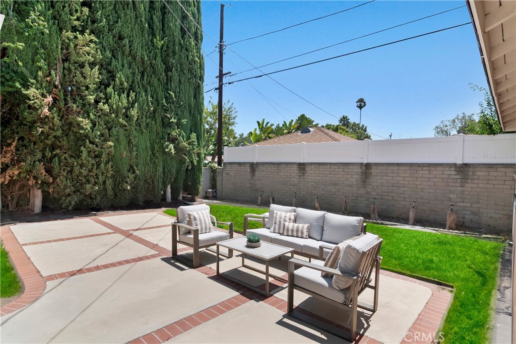 16828 Margate Street Encino, CA 91436 - Photo 20 of 21 a view of backyard with outdoor seating