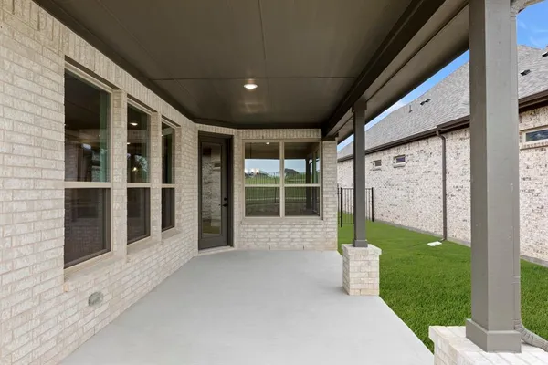 a view of a porch