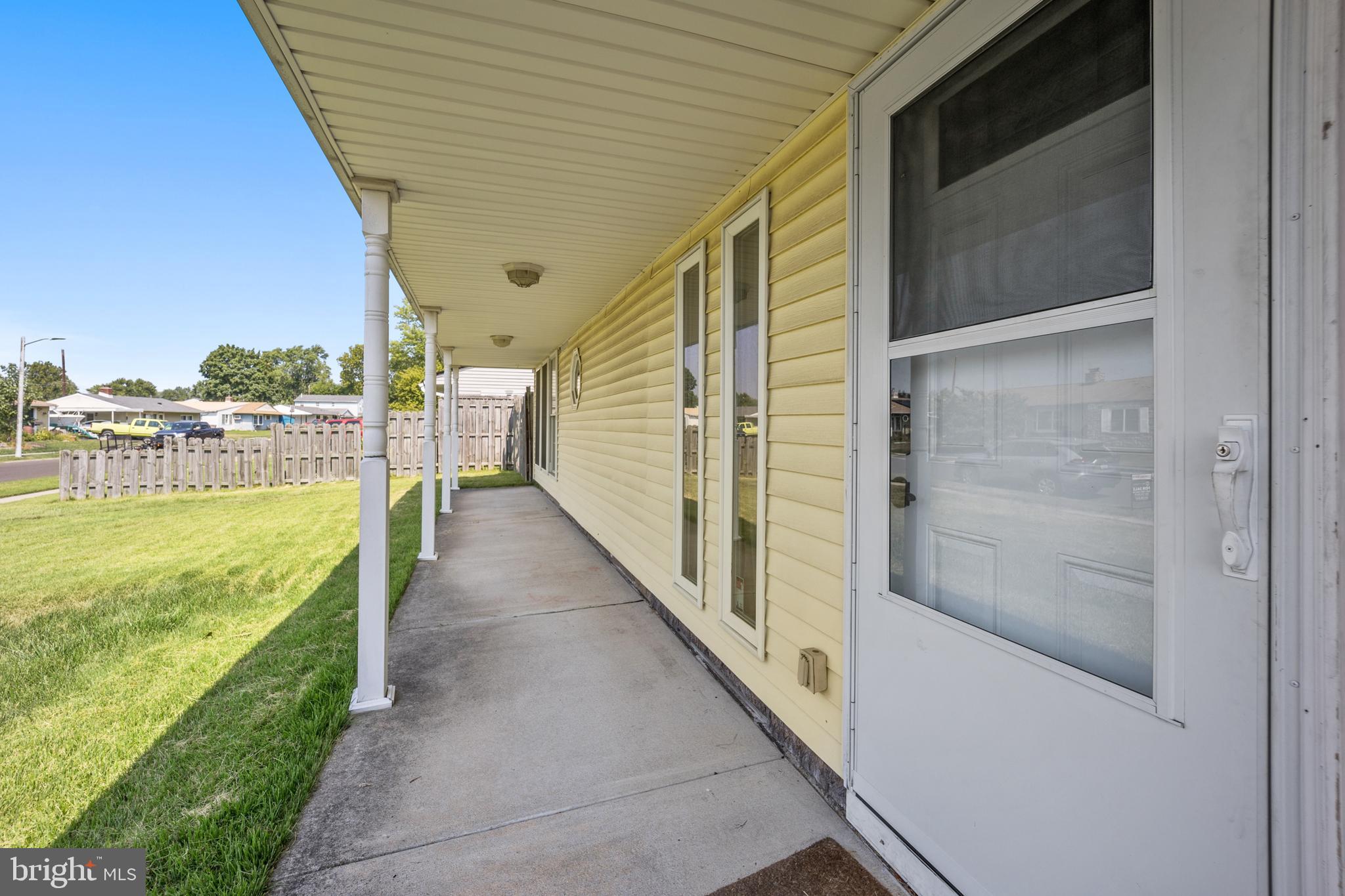Inviting front porch