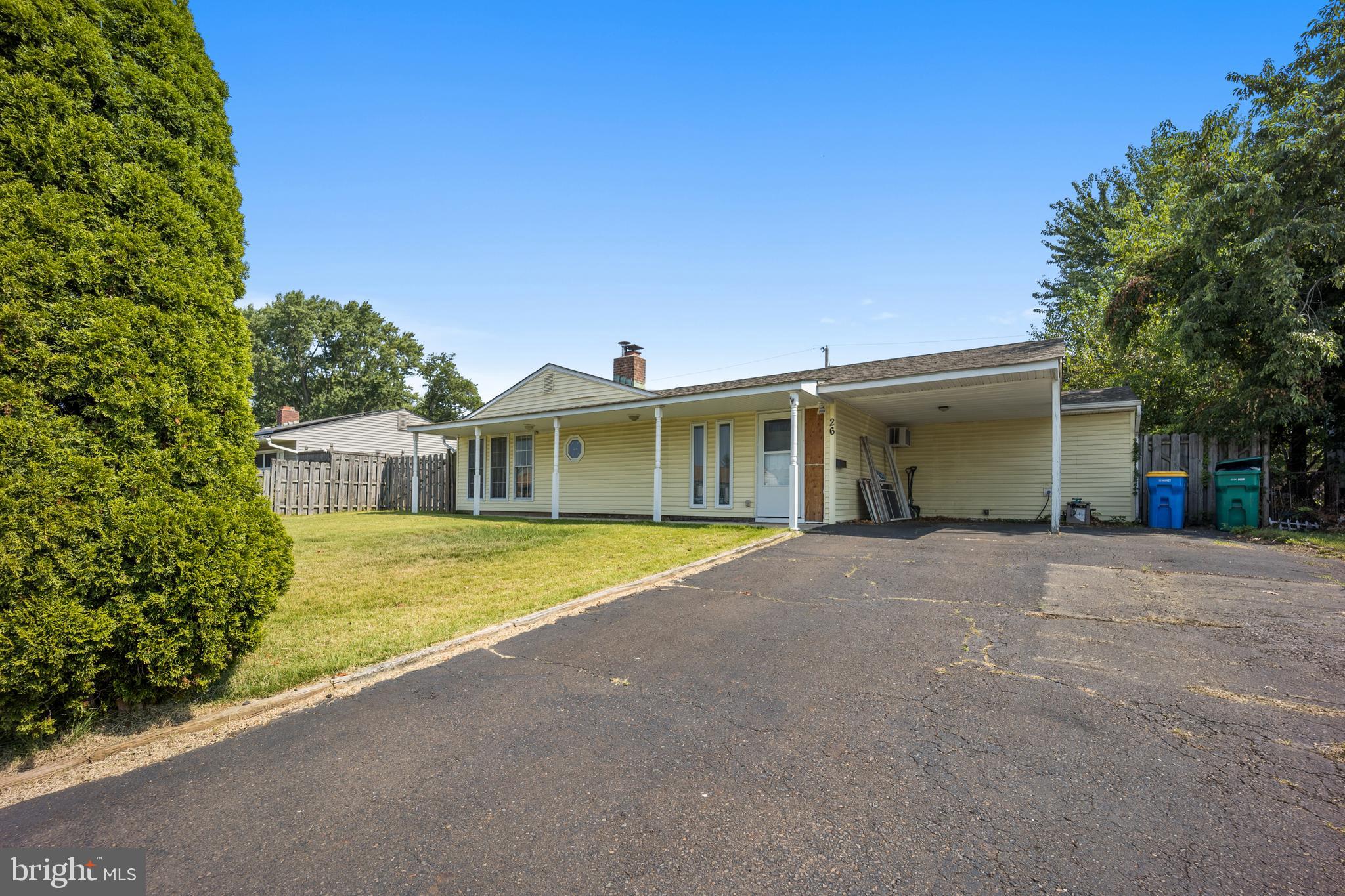 26 Balsam Road Levittown, PA 19057 - Photo 32 of 32 Large driveway w/carport