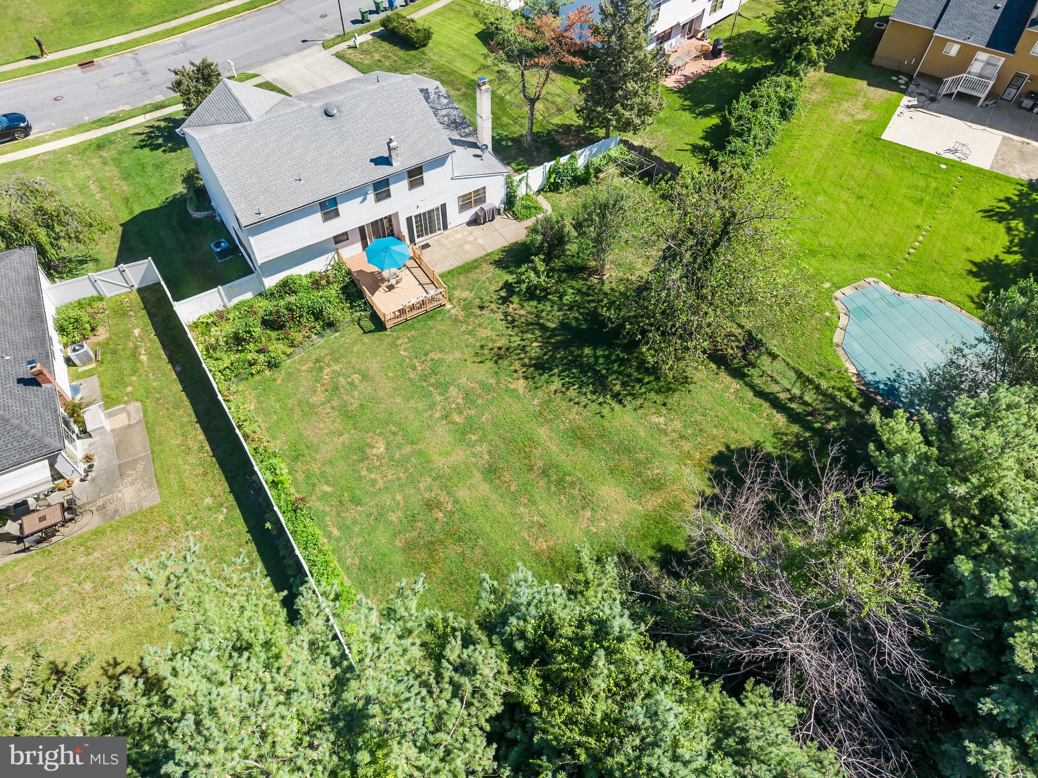 2 West High Ridge Road Cherry Hill, NJ 08003 - Photo 37 of 42 an aerial view of a house with a garden