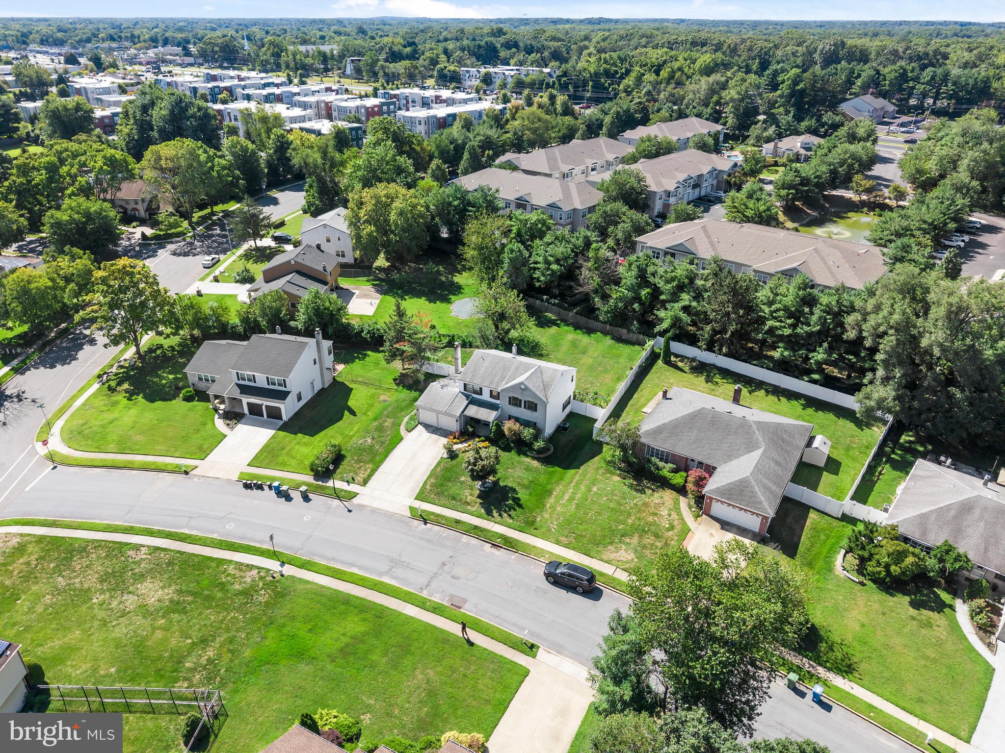 2 West High Ridge Road Cherry Hill, NJ 08003 - Photo 38 of 42 an aerial view of a house with a garden and lake view