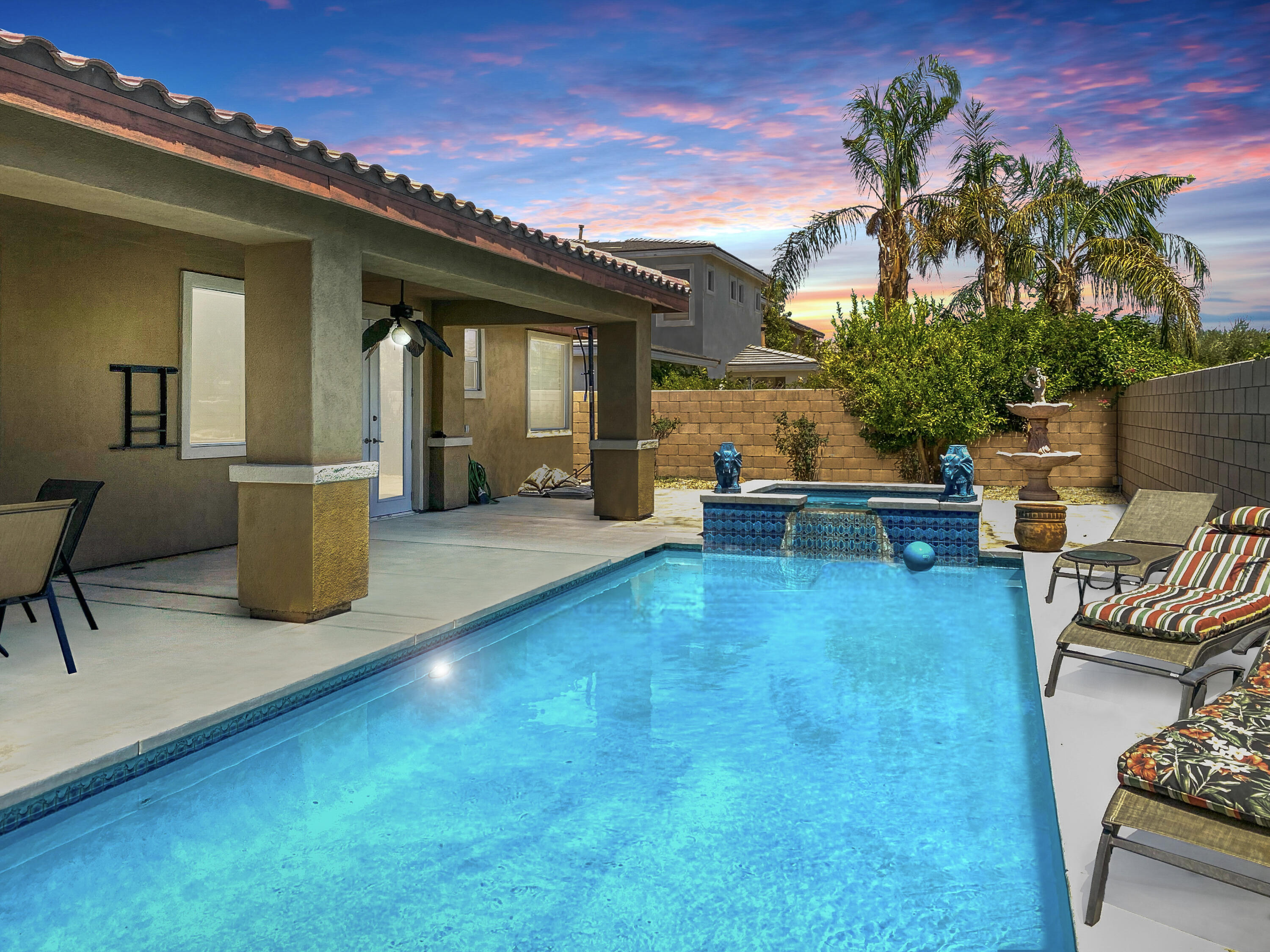 Pool Dusk
