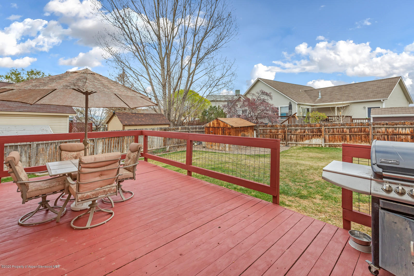 1543 Beech Street Rifle, CO 81650 - Photo 18 of 20 a view of a patio with iron fence