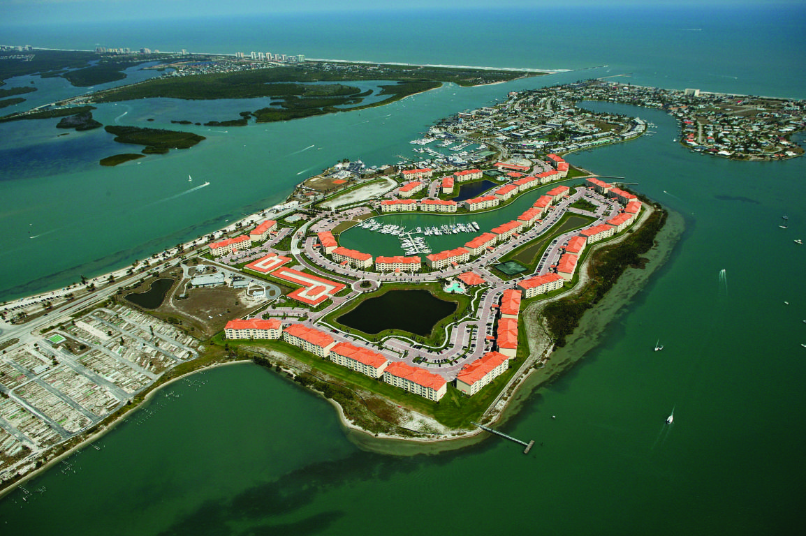 37 Harbour Isle Drive East, Unit 101 Fort Pierce, FL 34949 - Photo 9 of 12 an aerial view of a house having lake view