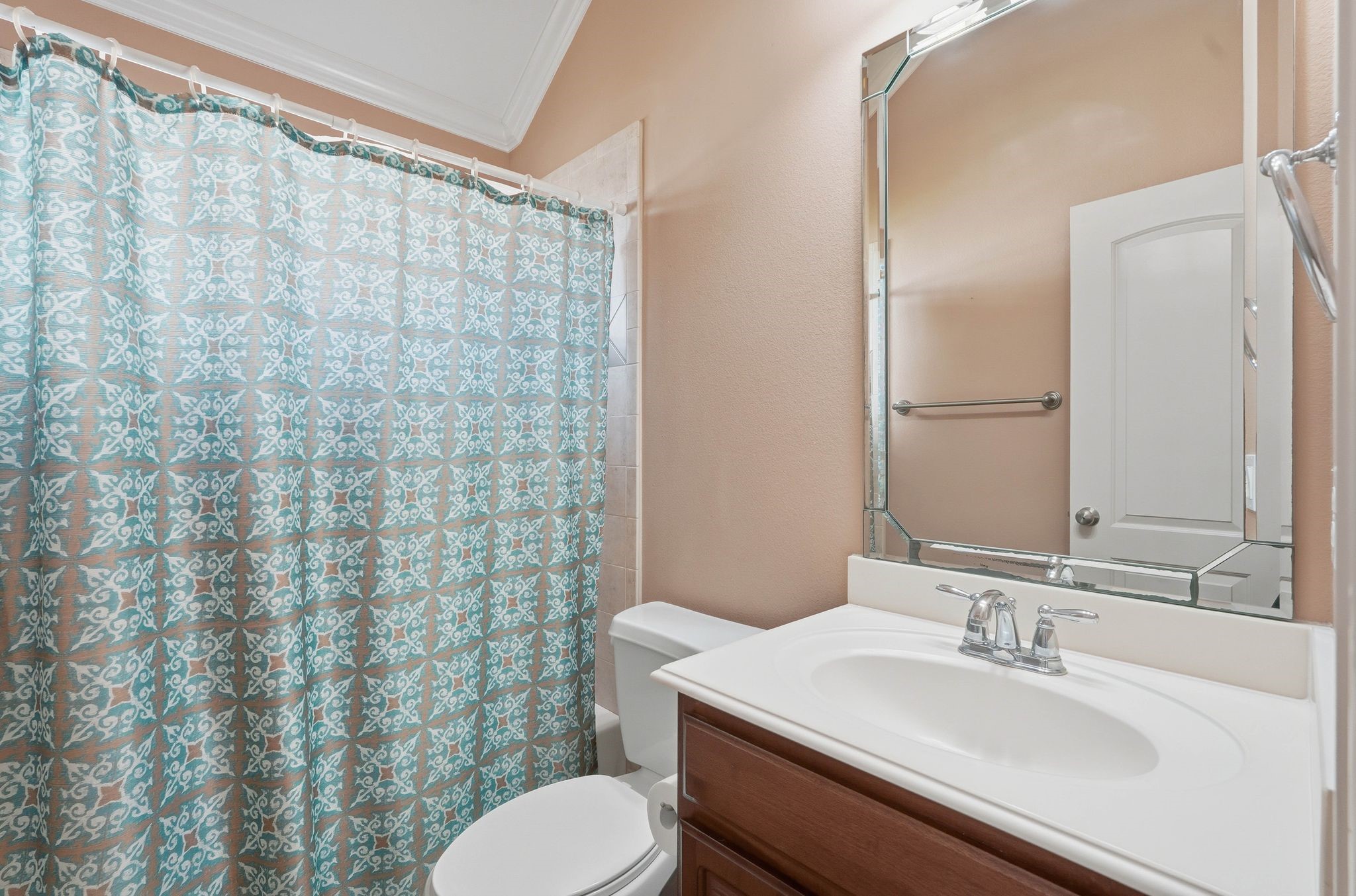 18720 Rosalea Way Montgomery, TX 77356 - Photo 27 of 41 a bathroom with a sink and a mirror