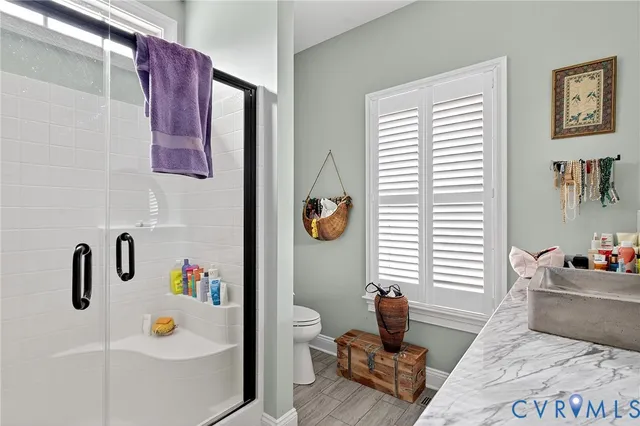 an aerial view of residential house with outdoor space