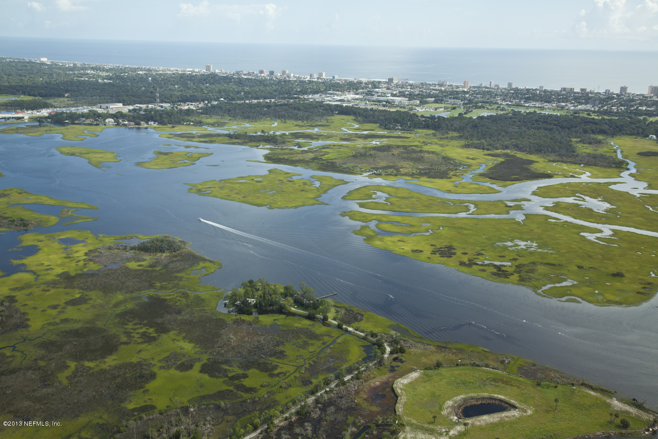 4123 Stacey Road West Jacksonville, FL 32250 - Photo 16 of 17 Aerial Looking at Atlantic Ocean