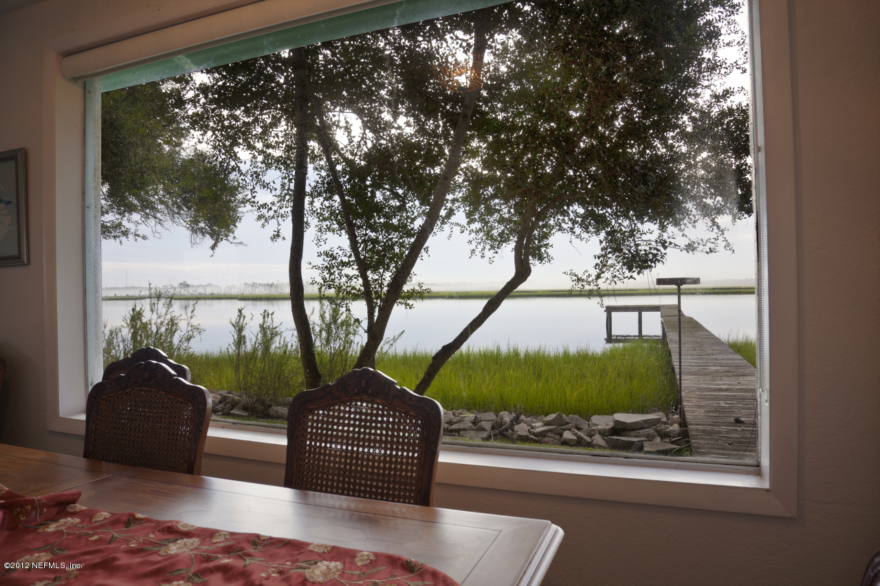 4123 Stacey Road West Jacksonville, FL 32250 - Photo 3 of 17 View from Dining Room to Intracoastal