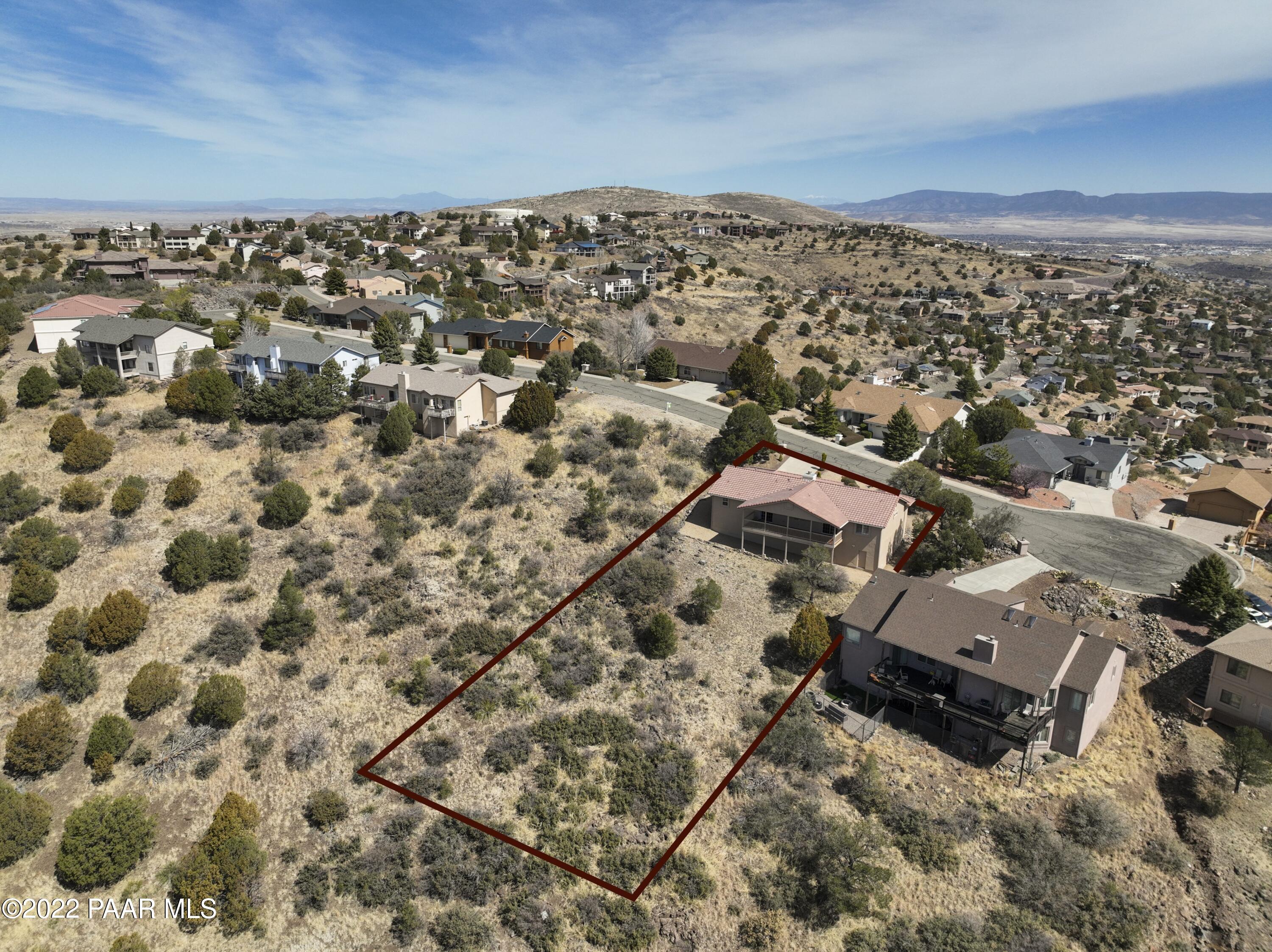 484 Miracle Rider Road Prescott, AZ 86301 - Photo 27 of 32 an aerial view of a house