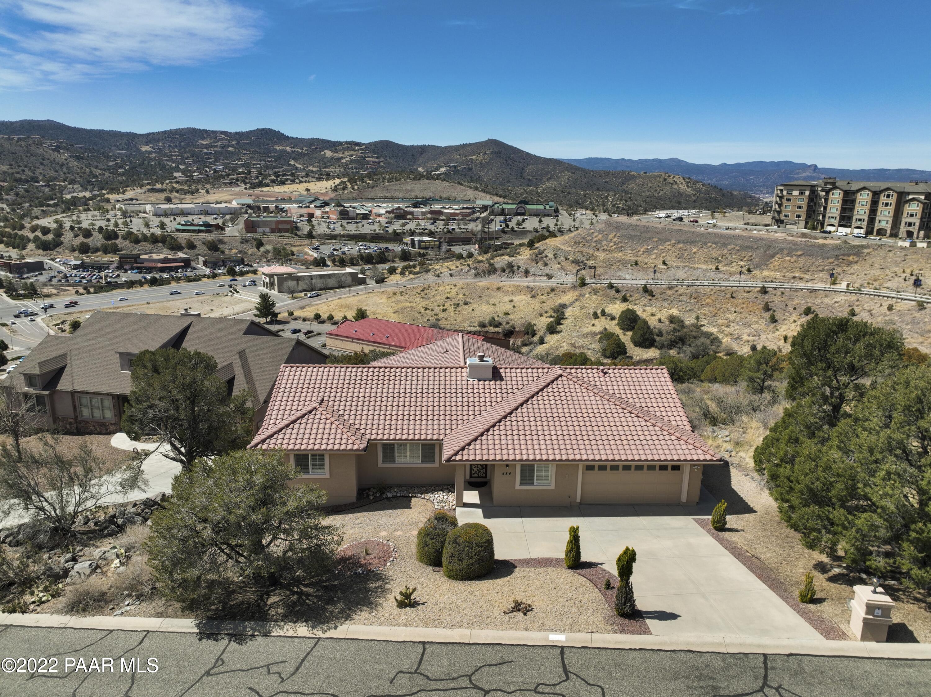 484 Miracle Rider Road Prescott, AZ 86301 - Photo 29 of 32 a view of a terrace with a mountain view
