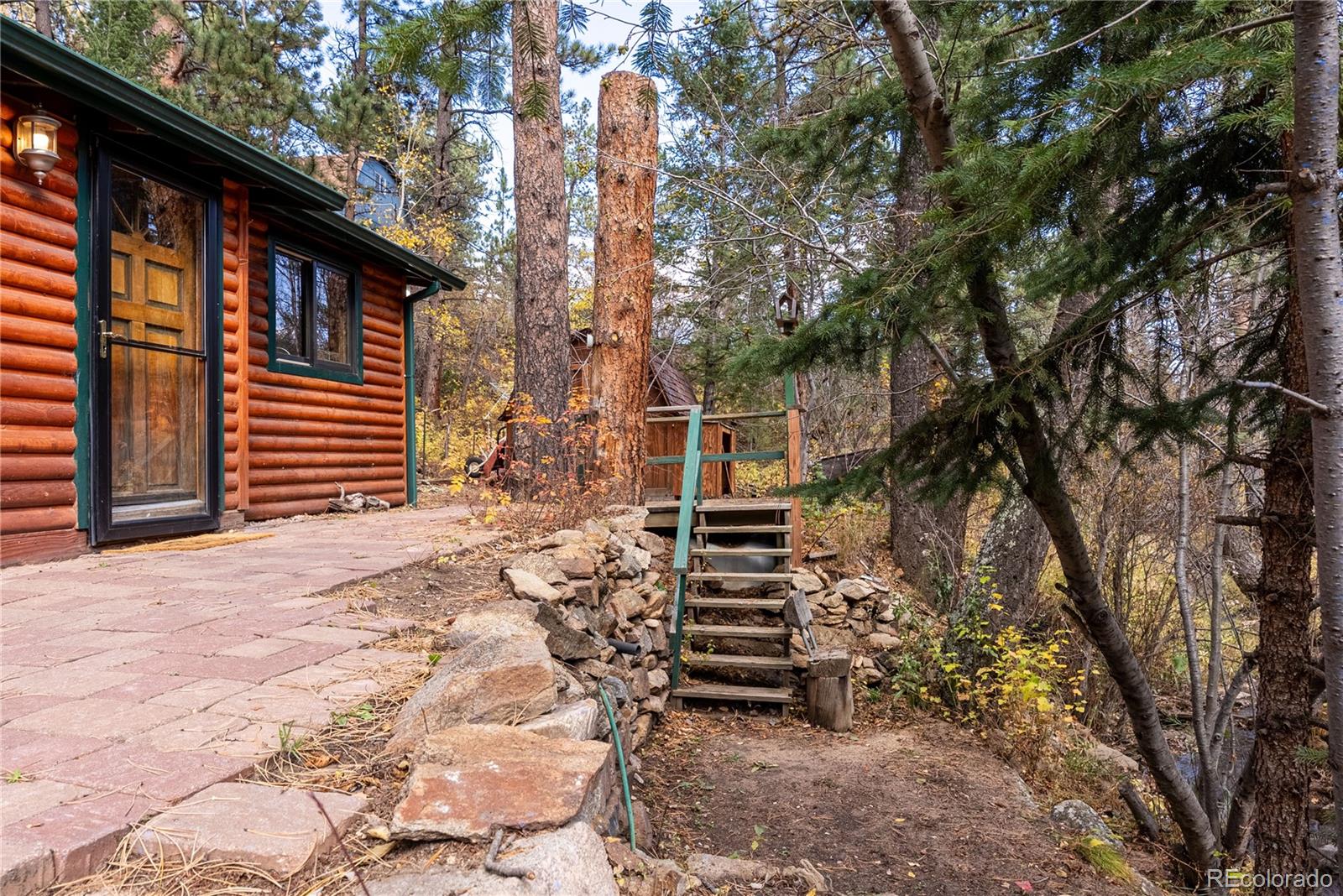 10853 Twin Spruce Road Golden, CO 80403 - Photo 5 of 32 a backyard of a house with lots of green space