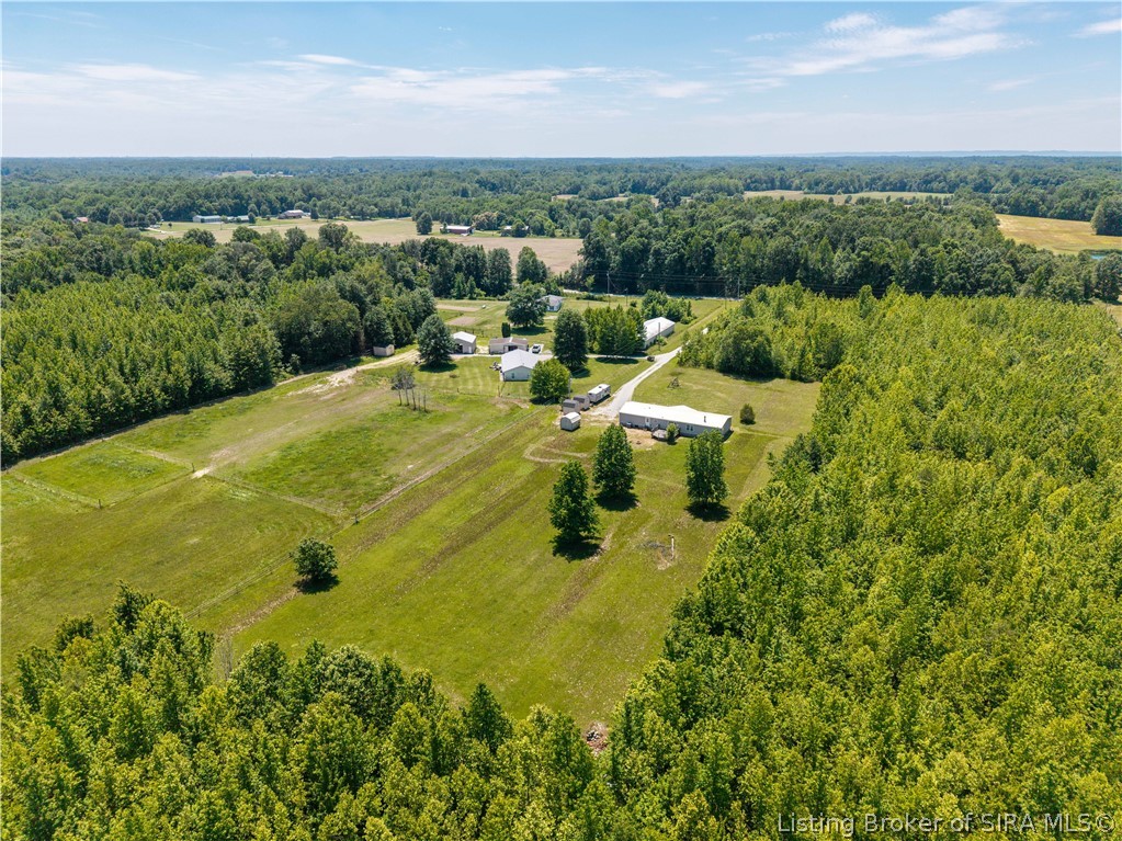 11318 Cortner Road Marysville, IN 47141 - Photo 42 of 43 Rear Aerial View