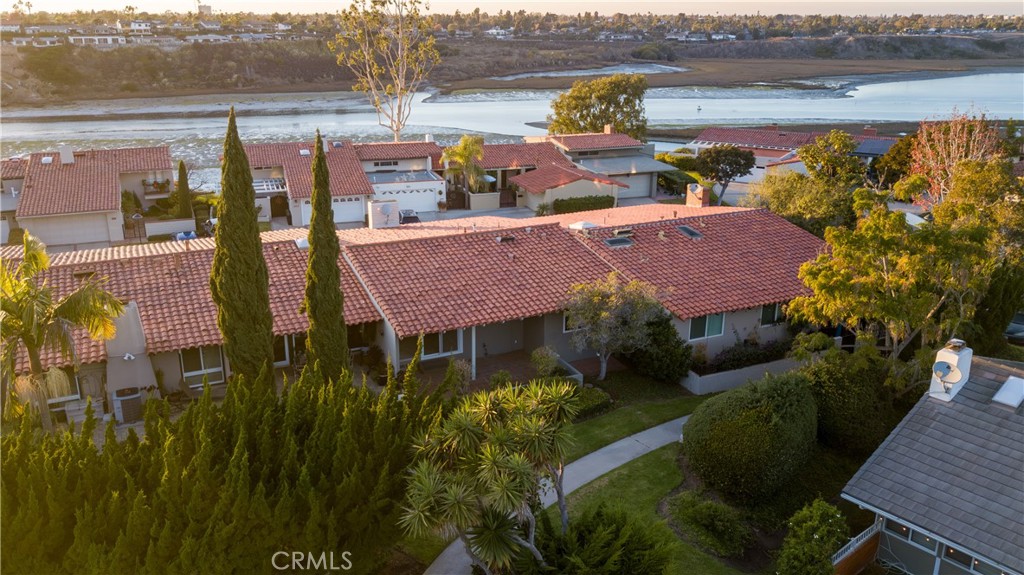 2154 Vista Entrada Newport Beach, CA 92660 - Photo 19 of 19 an aerial view of a house with a garden view