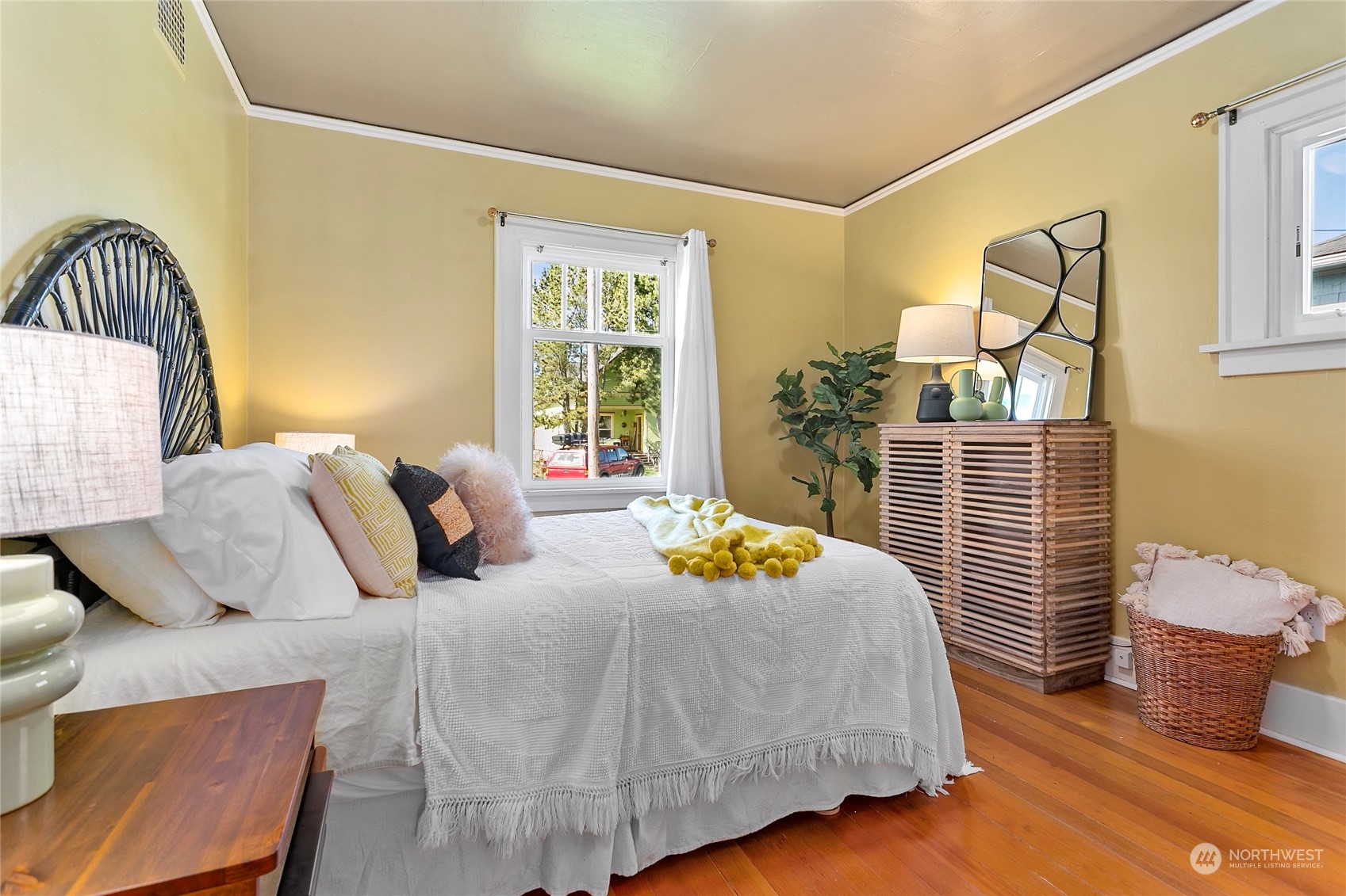 2404 I Street Bellingham, WA 98225 - Photo 18 of 38 a bedroom with bed and wooden floor