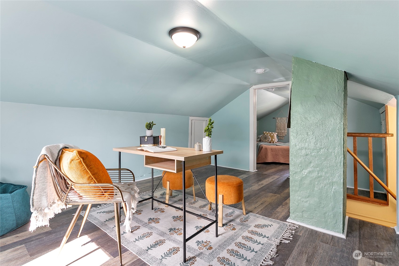 2404 I Street Bellingham, WA 98225 - Photo 23 of 38 a workspace with furniture and wooden floor