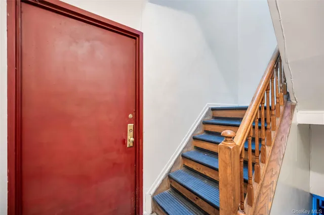 a view of front door