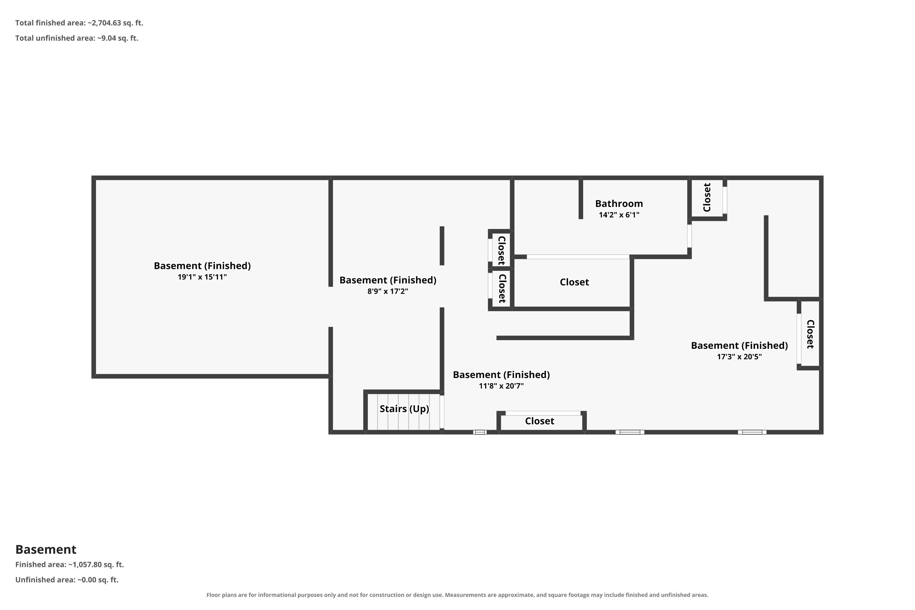 7301 West Wind Lake Road Norway, WI 53185 - Photo 62 of 62 Lower Level Floor Plan