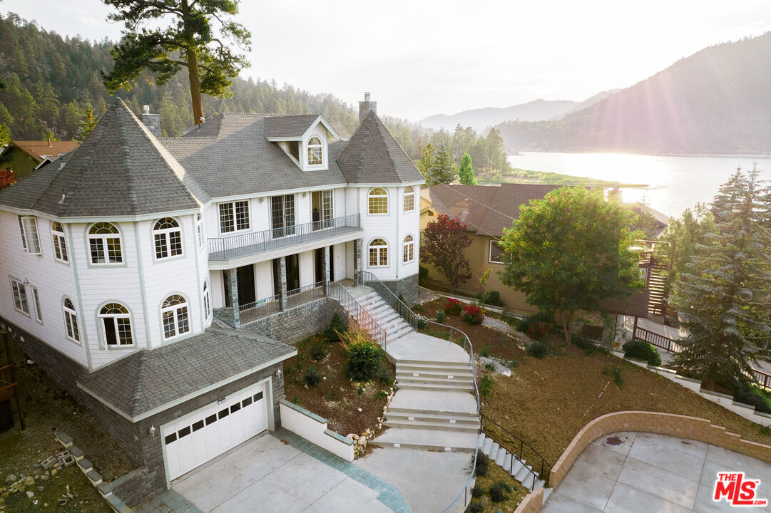 668 Cove Drive Big Bear Lake, CA 92315 - Photo 31 of 31 an aerial view of a house with a yard