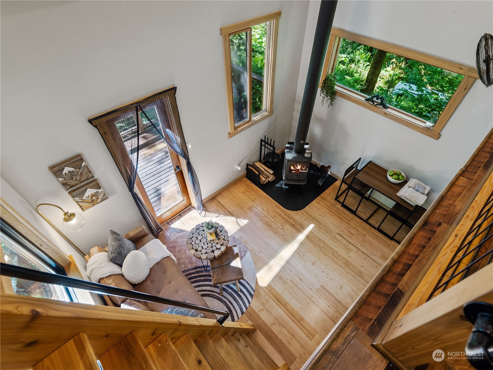51818 South Riverside Road Gold Bar, WA 98251 - Photo 21 of 35 a view of a living room with furniture and a window