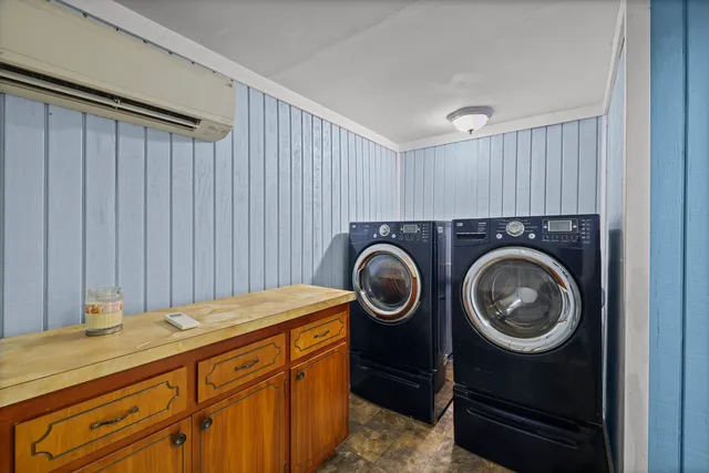 a backyard of a house