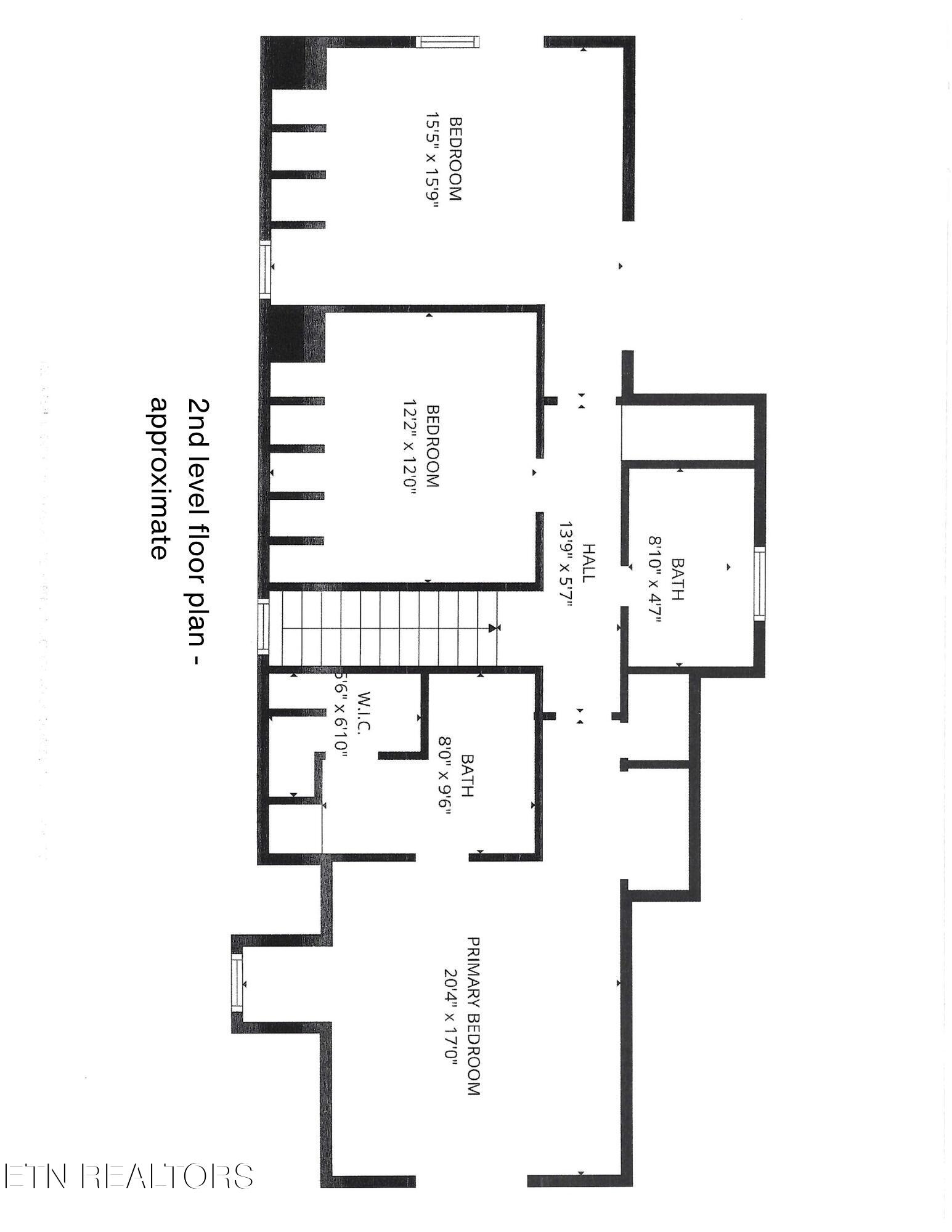 360 Front Street Luttrell, TN 37779 - Photo 52 of 53 2 level floor plan