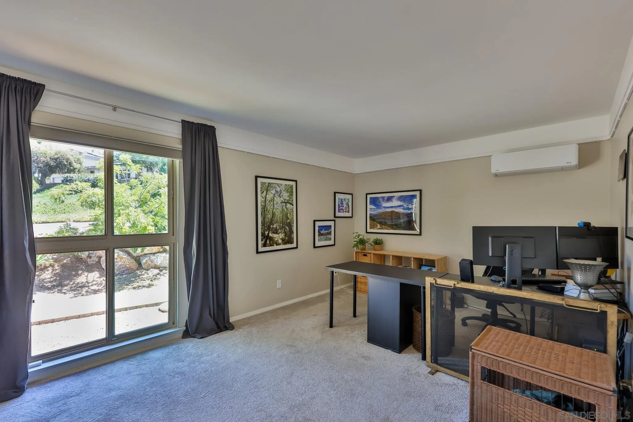 10993 Explorer Road La Mesa, CA 91941 - Photo 15 of 34 a view of a workspace with furniture and a window