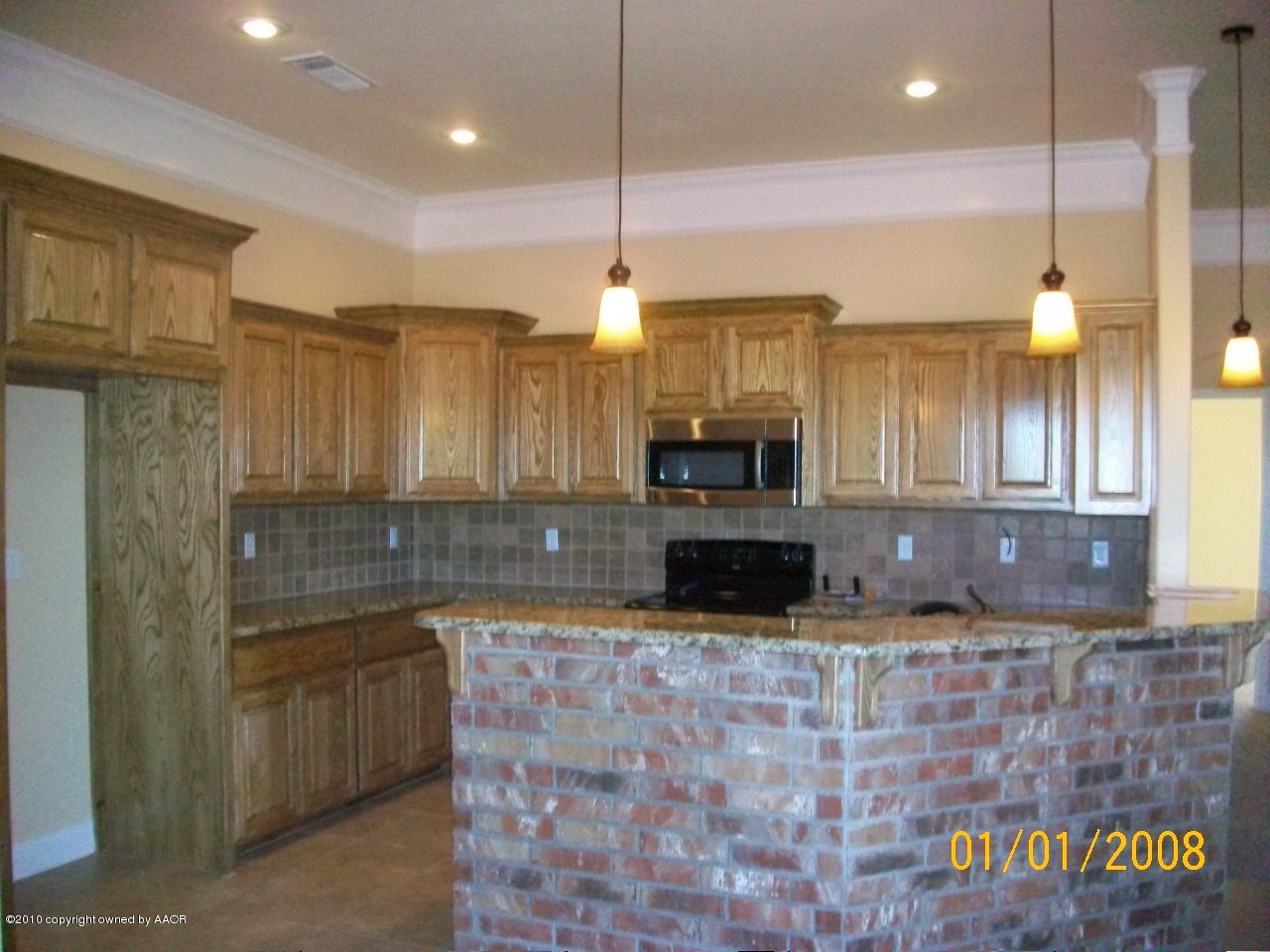 18350 Copper Ridge Bushland, TX 79124 - Photo 6 of 24 a kitchen with stainless steel appliances granite countertop a sink a stove and a refrigerator