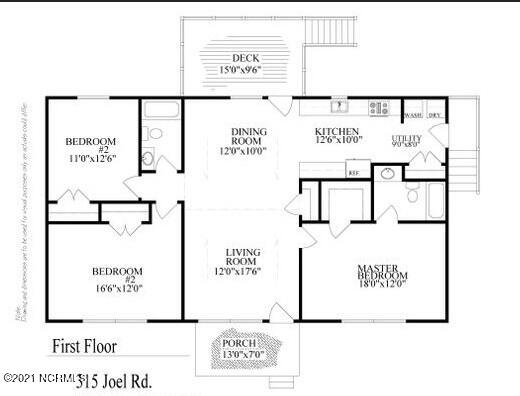 315 Joel Road Carthage, NC 28327 - Photo 45 of 45 floorplan