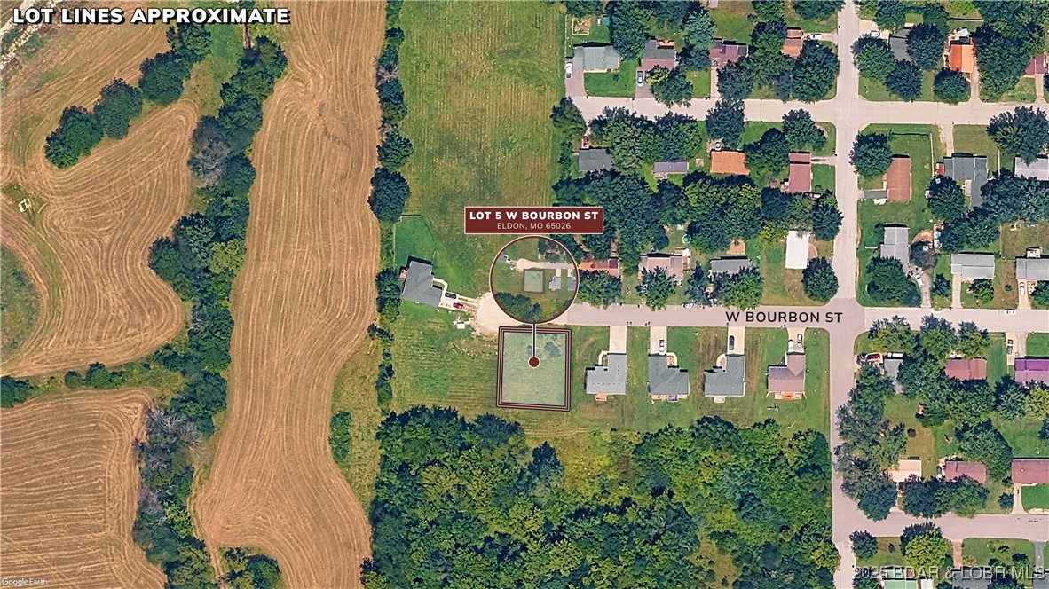 Lot 5 West Bourbon Street Eldon, MO 65026 - Photo 5 of 10 Lot Lines Approximate