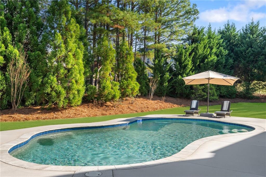 6660 Tulip Plantation Road Alpharetta, GA 30004 - Photo 2 of 68 a view of a swimming pool with an outdoor space