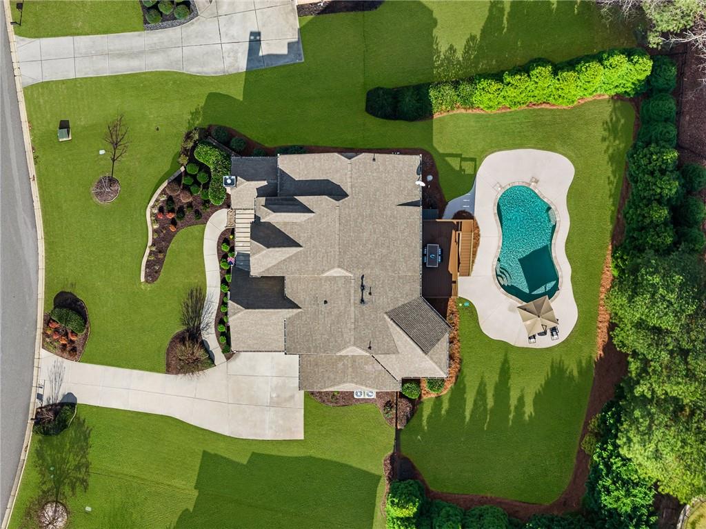 6660 Tulip Plantation Road Alpharetta, GA 30004 - Photo 3 of 68 an aerial view of a house