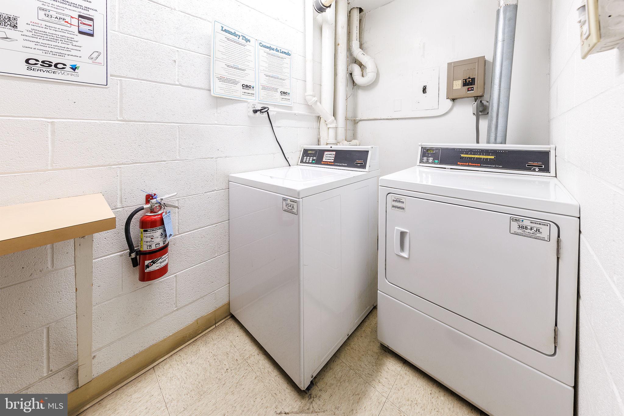 1260 21st Street Northwest, Unit 1004 Washington, DC 20036 - Photo 27 of 27 a utility room with dryer and washer