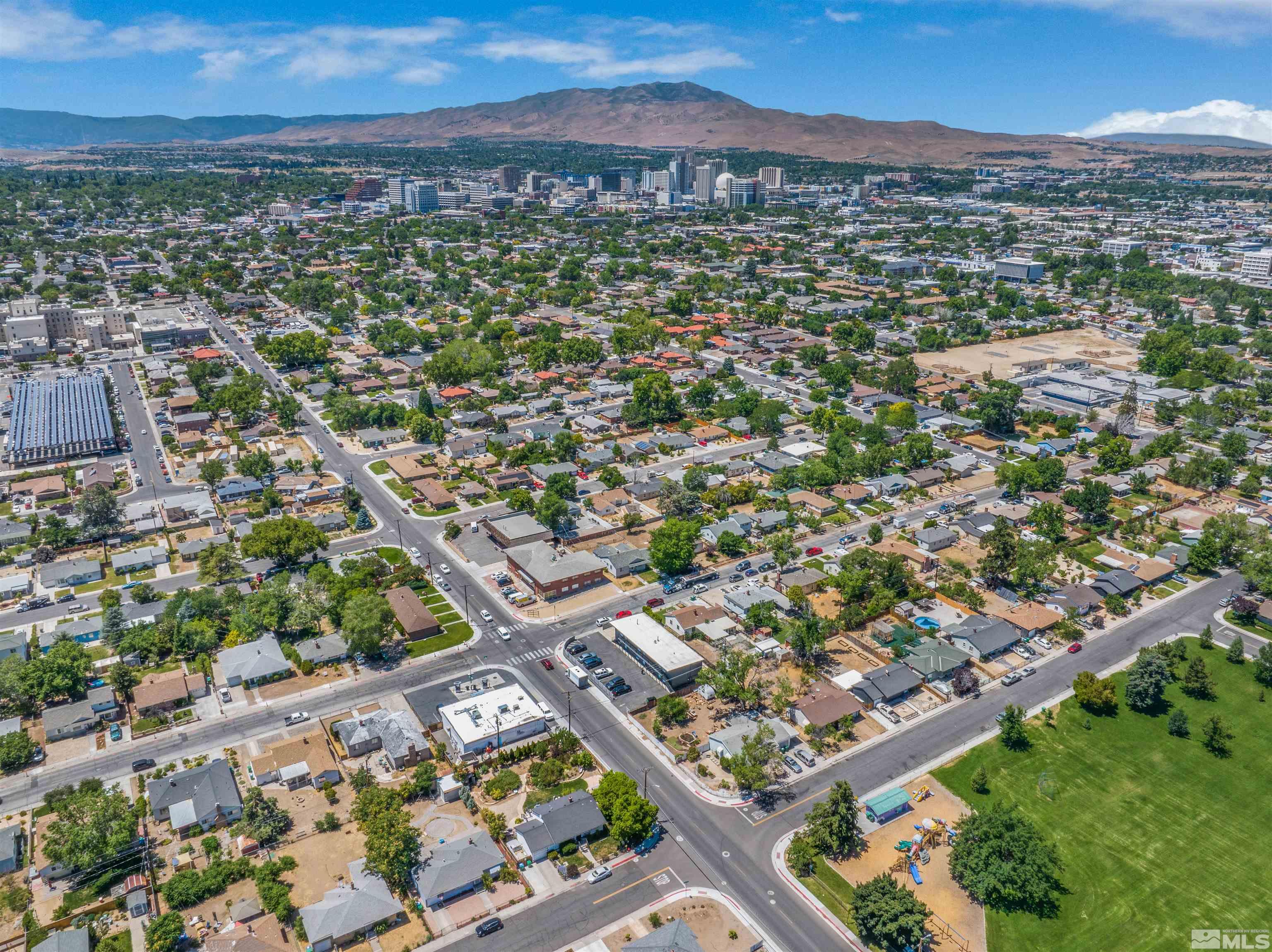 1101 East Taylor Street Reno, NV 89502 - Photo 3 of 17 an aerial view of residential houses with outdoor space