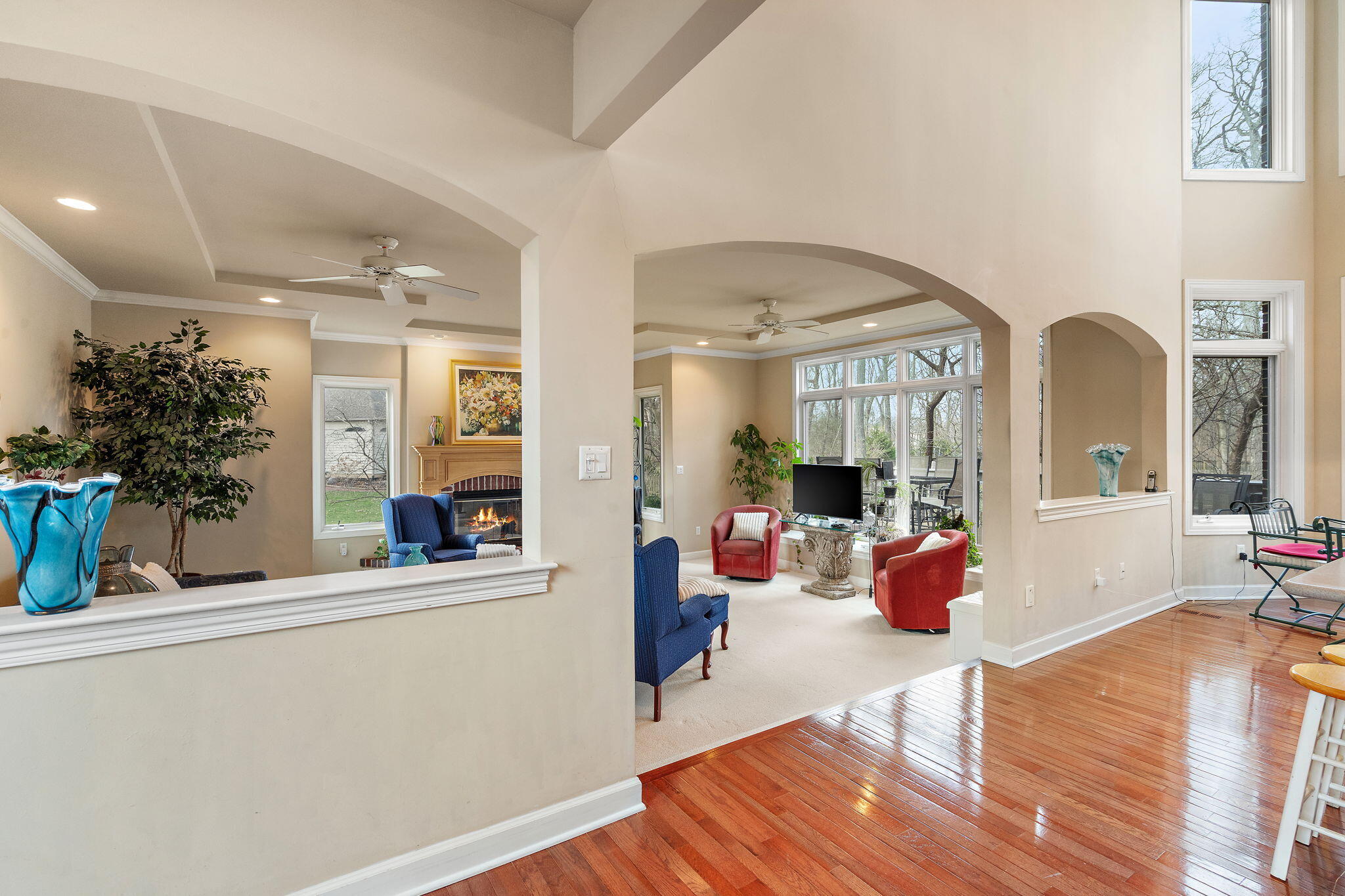7412 Forest Ridge Drive Schererville, IN 46375 - Photo 11 of 60 a view of a living room and dining room