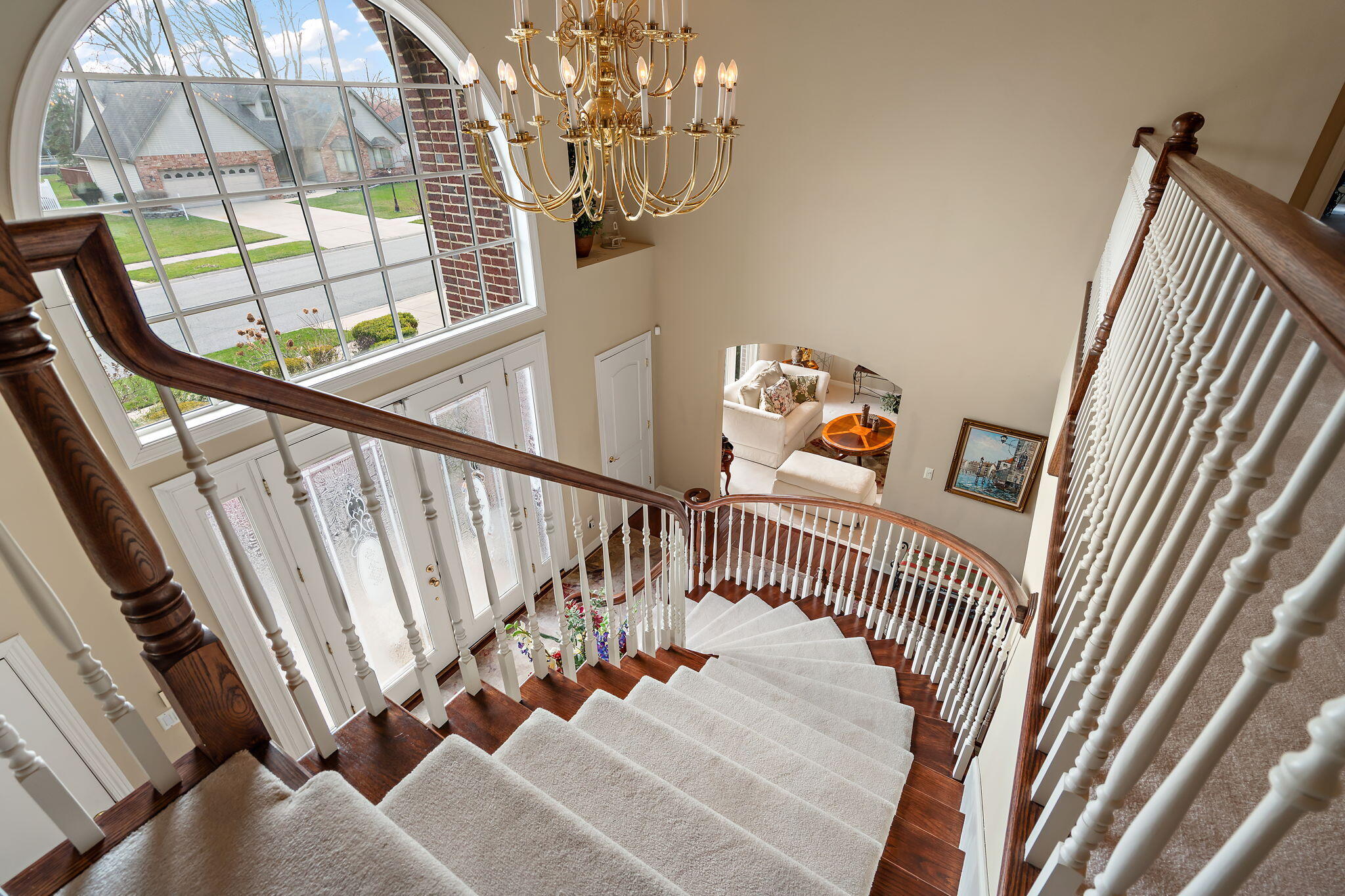 7412 Forest Ridge Drive Schererville, IN 46375 - Photo 39 of 60 a view of an entryway with a staircase