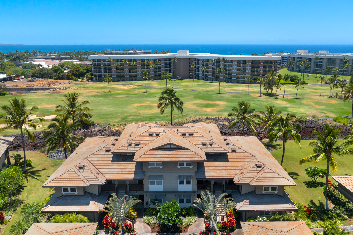 69-1033 Nawahine Place, Unit 4G Waikoloa, HI 96738 - Photo 19 of 26 an aerial view of a house with a outdoor space