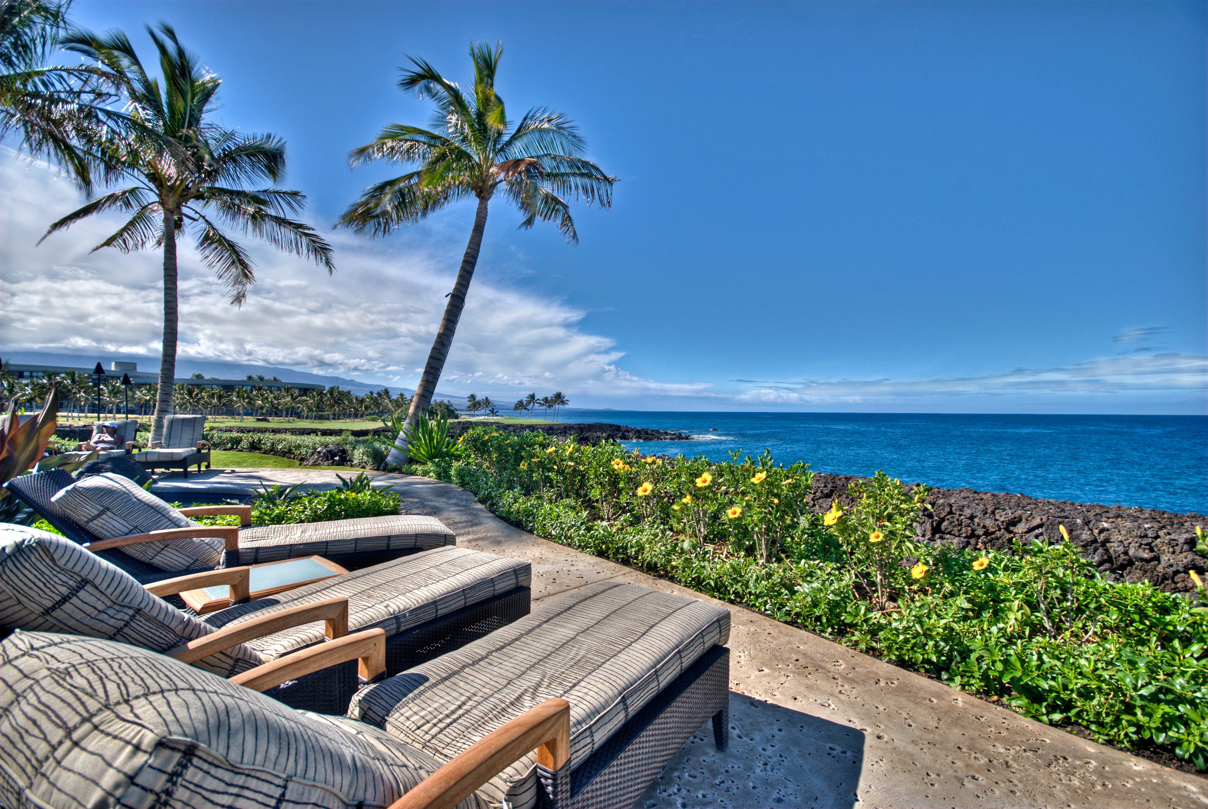 69-1033 Nawahine Place, Unit 4G Waikoloa, HI 96738 - Photo 24 of 26 a view of a backyard with plants