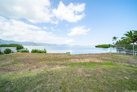 a view of an ocean and beach