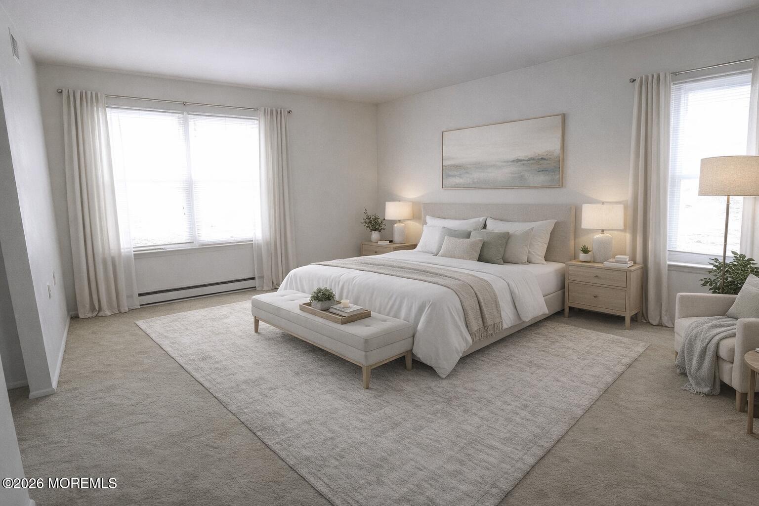 29 Hastings Road Manchester Township, NJ 08759 - Photo 12 of 14 a bedroom with a bed and a lamp