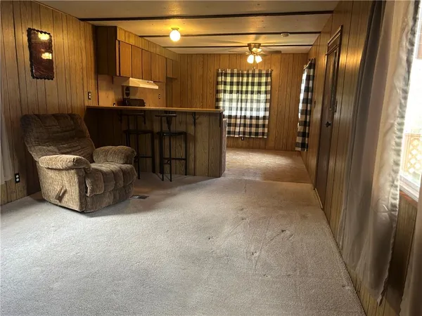 a room with storage and utility