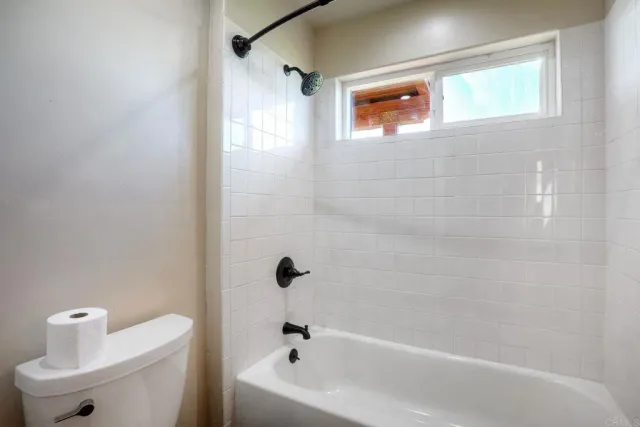 a view of a garden with an outdoor space