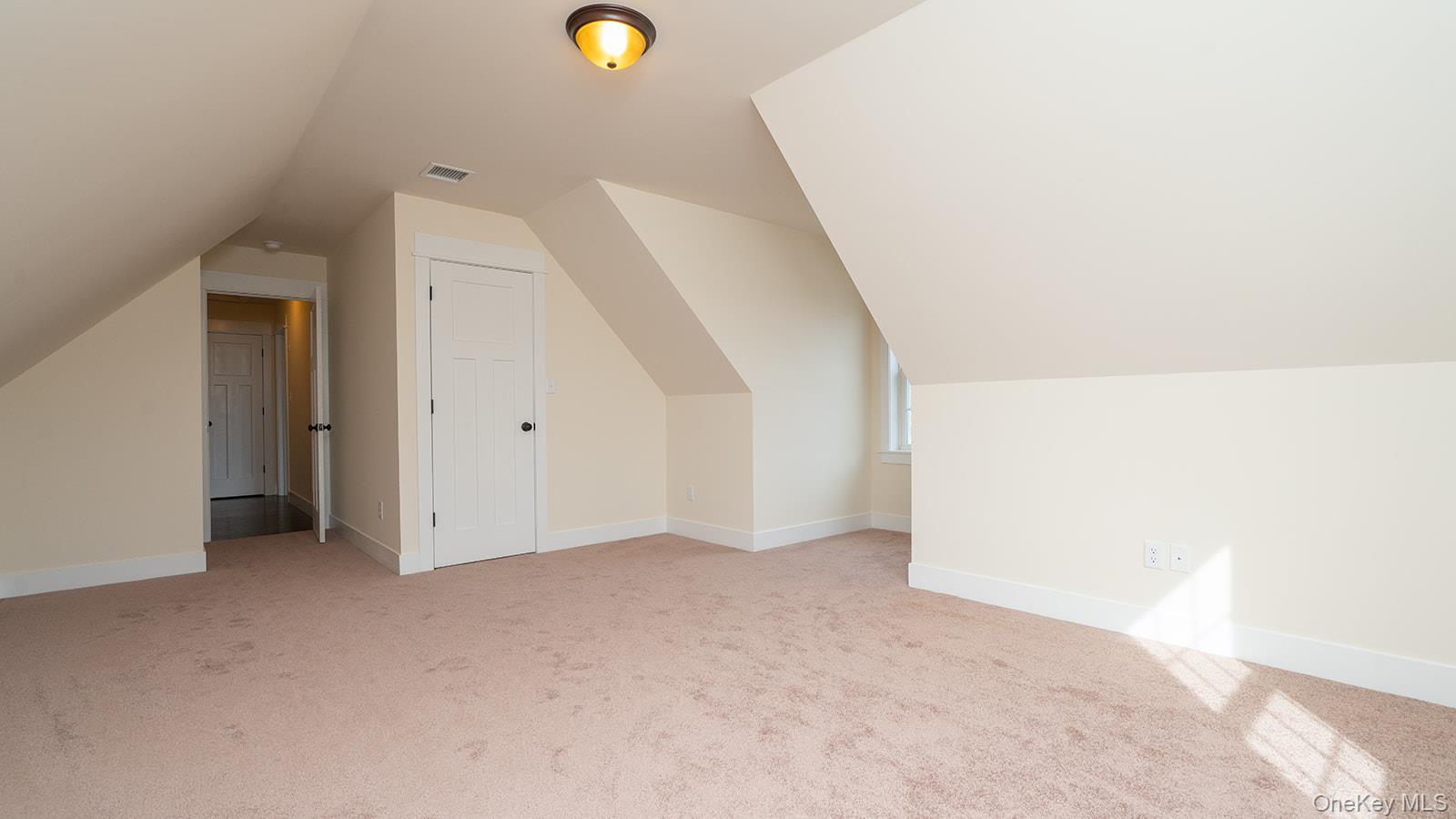 43 Malloy Road Wallkill, NY 12589 - Photo 42 of 50 Additional living space featuring light carpet and lofted ceiling