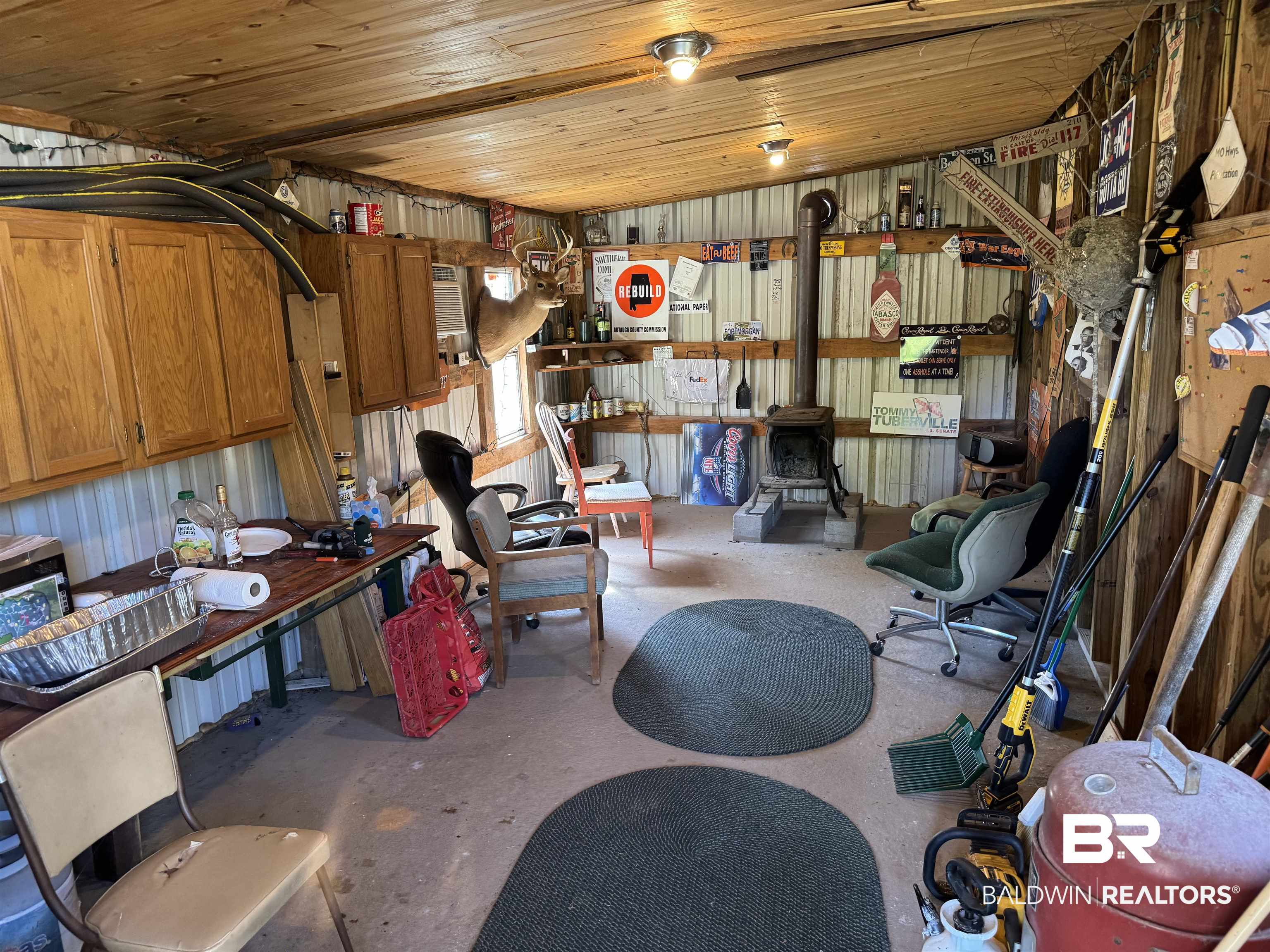 516 Mill Creek Road Frisco City, AL 36445 - Photo 31 of 32 Below grade area with a wood stove