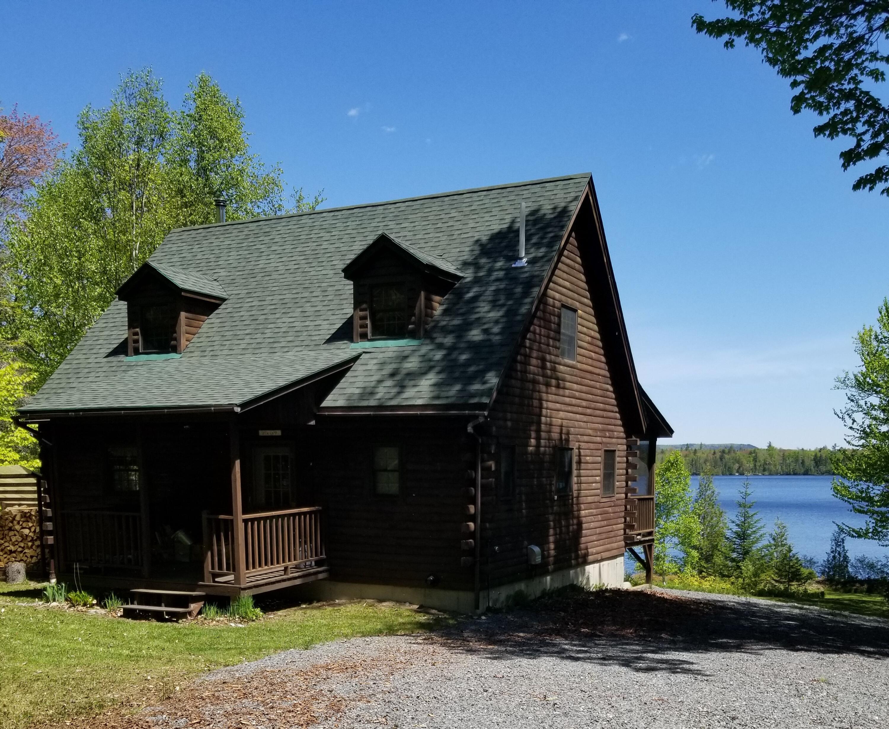 35 Dickson Road New Portland, ME 04961 - Photo 1 of 36 Wonderful Log Cabin