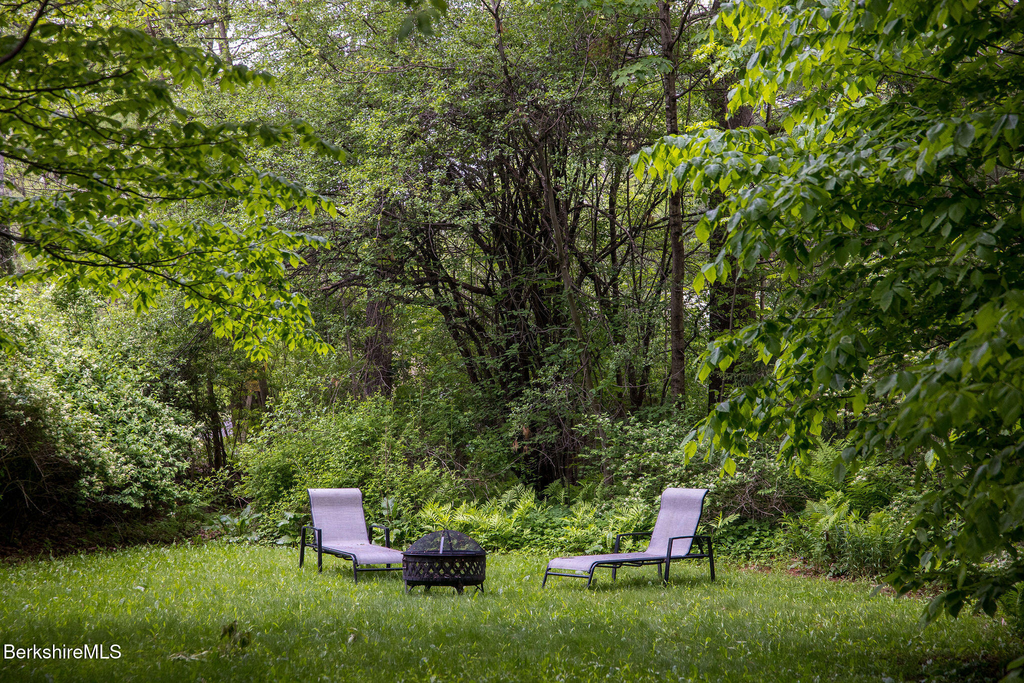 10 Elm Road Richmond, MA 01201 - Photo 31 of 32 a backyard with tall trees