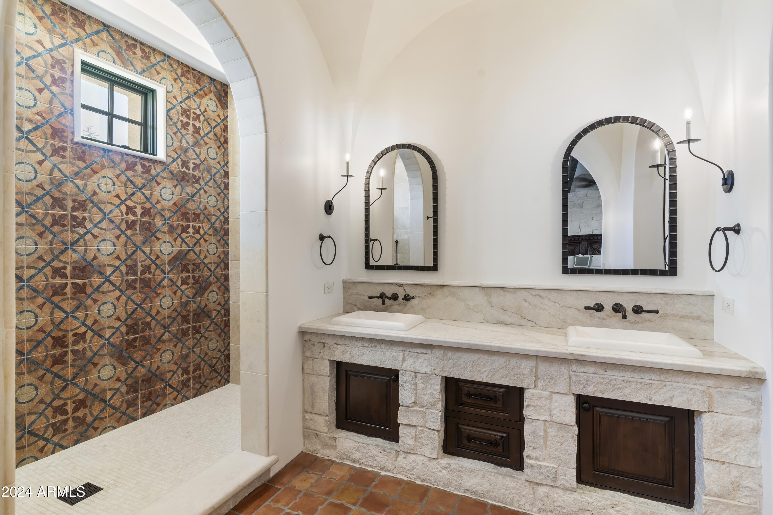 21868 East Stacey Road Queen Creek, AZ 85142 - Photo 92 of 155 a bathroom with a sink and a mirror