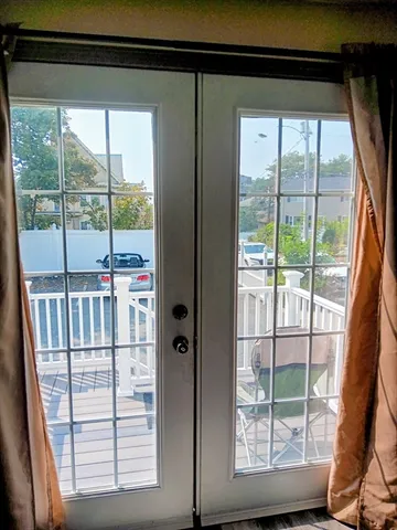 a view of front door